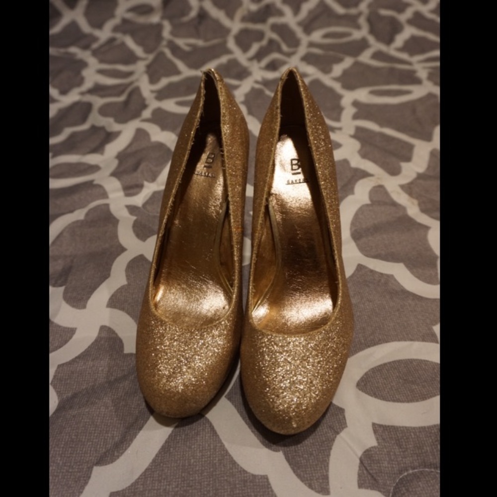 Gold heels